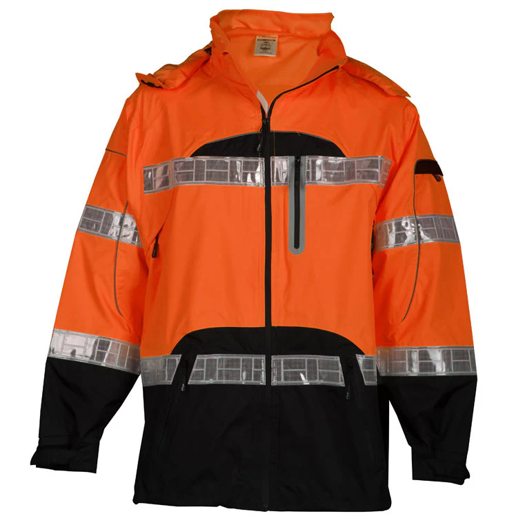 ML Kishigo RWJ107-2X/3X Brilliant Series Rain Jacket , Orange, 2XL/3XL - Mactool Shop