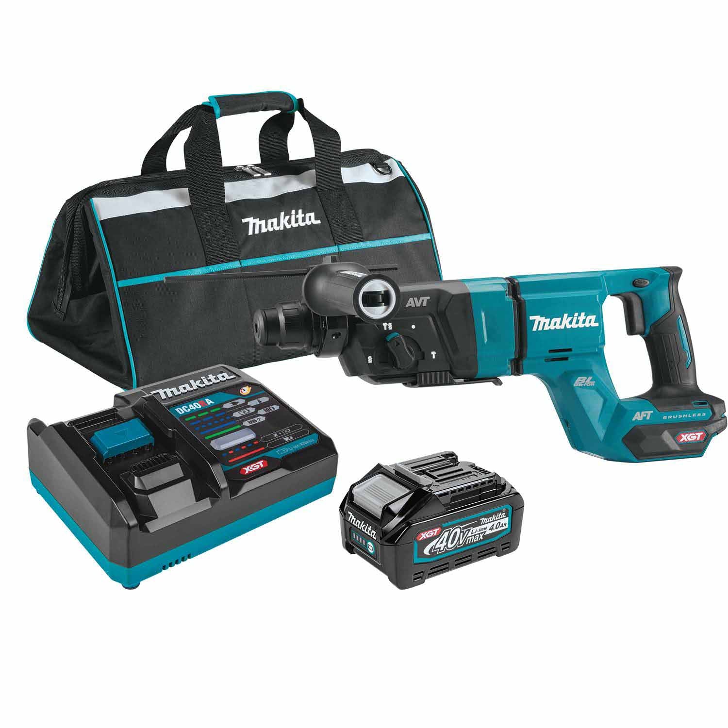 Makita GRH07M1 40V max XGT Rotary Hammer (D-Handle) Kit - Mactool Shop