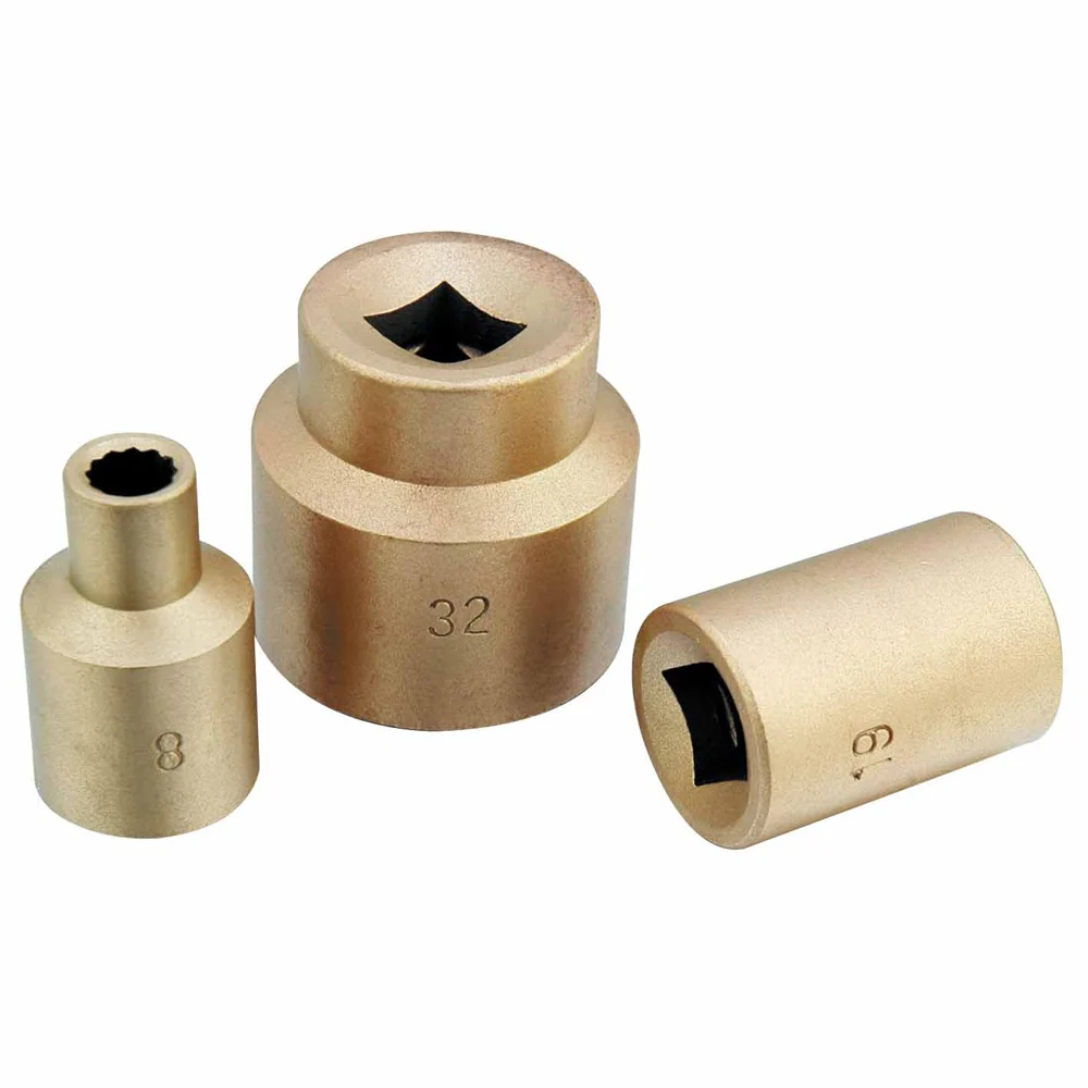 CS Unitec Ex1503D-60A Aluminum Bronze Non-Sparking, Low-Magnetism, Corrosion Resistant Regular Socket 60 mmx 1