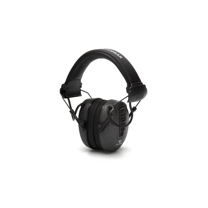 Pyramex VGPME17 Clandestine Electronic Earmuff Black Graphite Pattern - Mactool Shop
