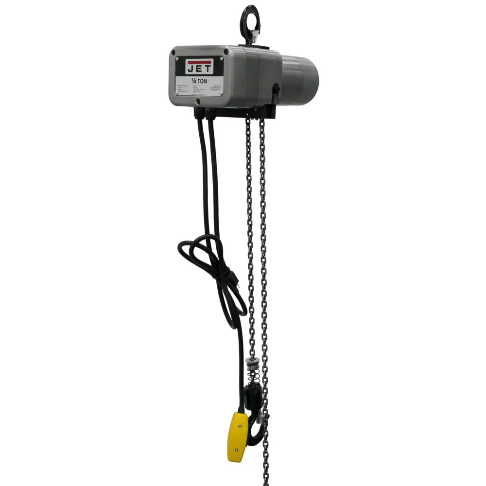 Jet JT9-110115 JSH-275-15 1/8-Ton Electric Chain Hoist 1-Phase 15' Lift - Mactool Shop