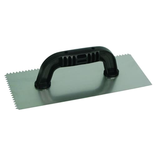 MarshallTown 223 16256 - Notched Trowel-1/8 X 1/8 X 1/16 Flat V - Mactool Shop