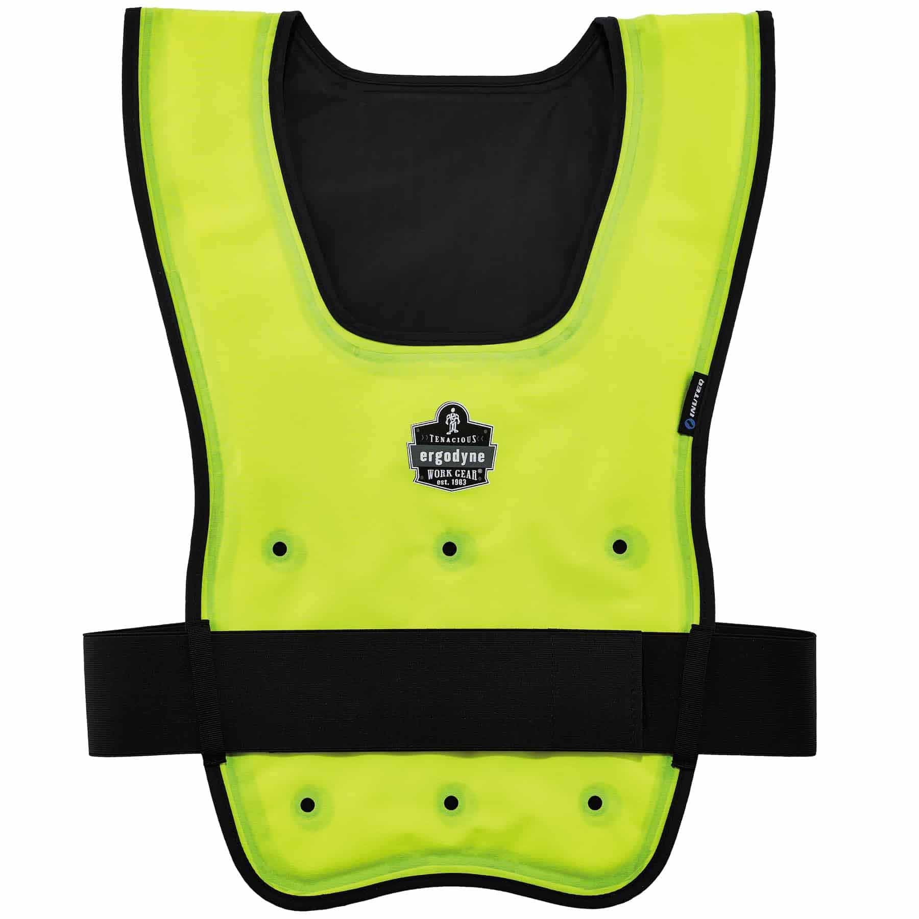 Ergodyne 12685 6687 L/XL Lime Economy Dry Evaporative Cooling Vest - Elastic - Mactool Shop
