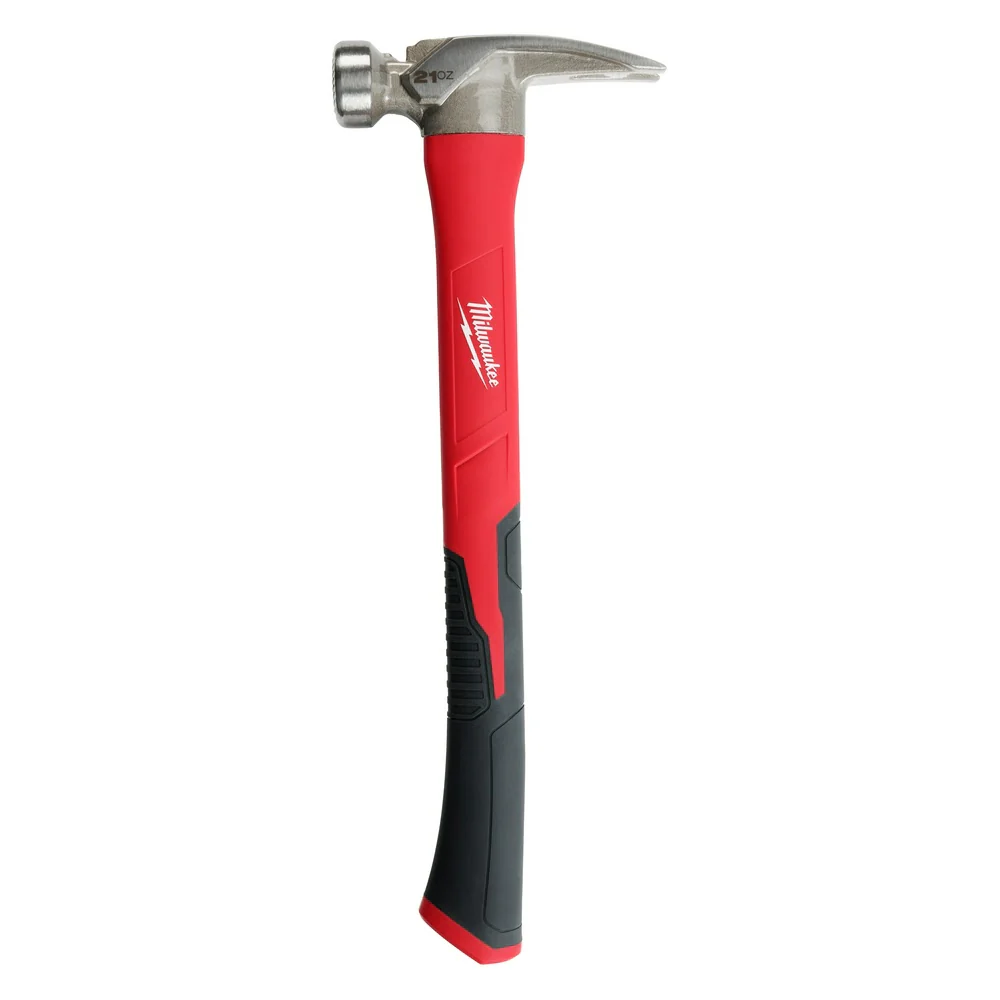 Milwaukee 48-22-9320 21oz Milled Face Poly/Fiberglass Handle Hammer - Mactool Shop
