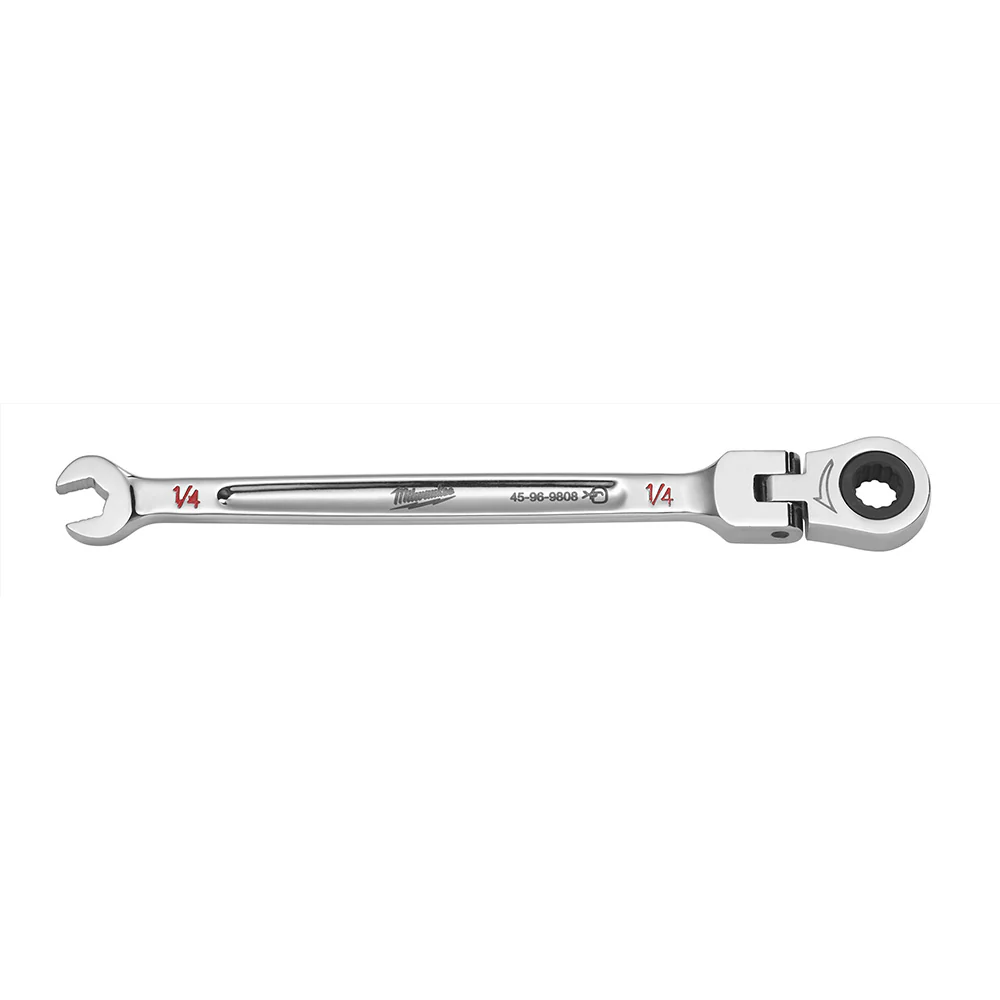 Milwaukee 45-96-9808 1/4in. Flex Head Combination Wrench - Mactool Shop