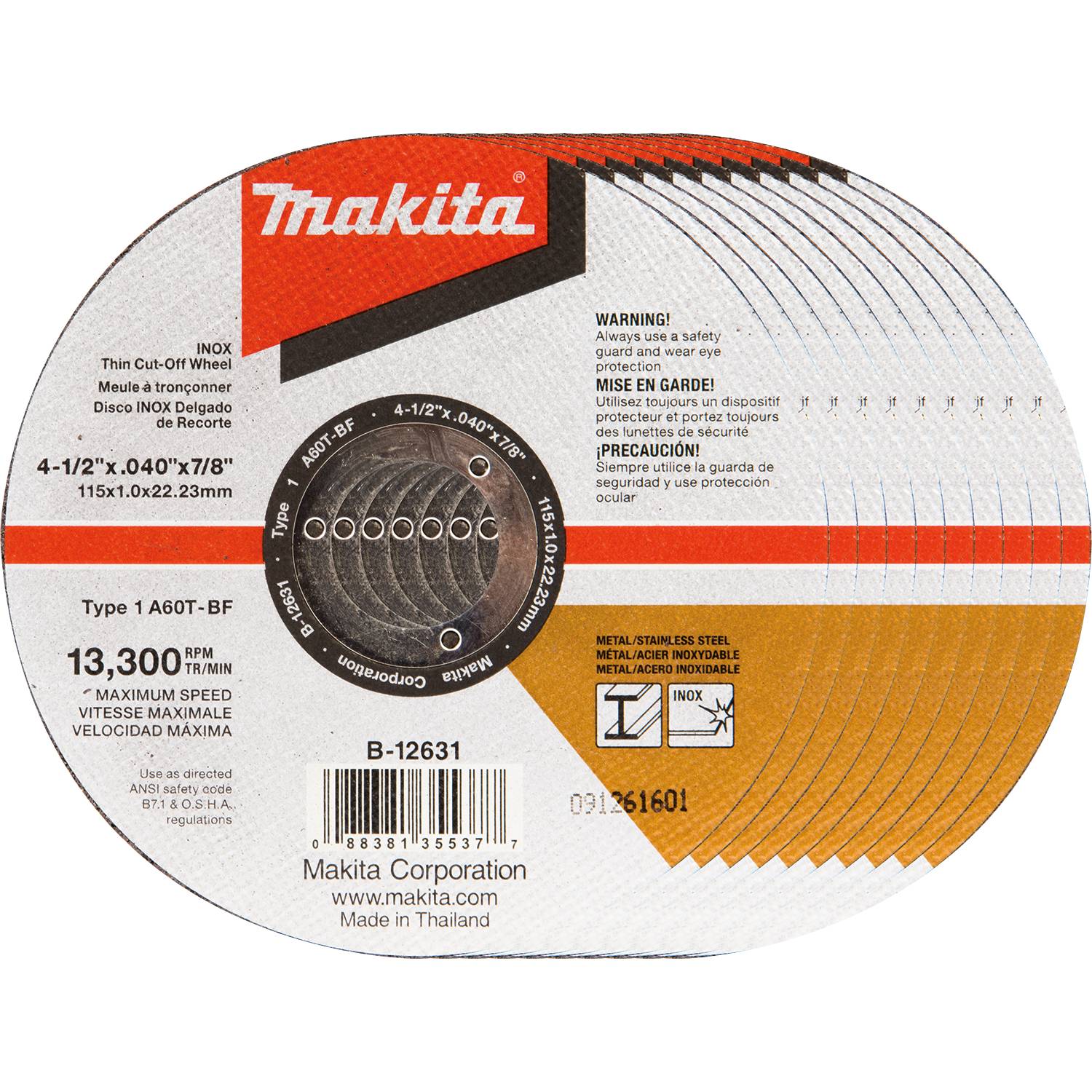 Makita B-12631-10 4-1/2
