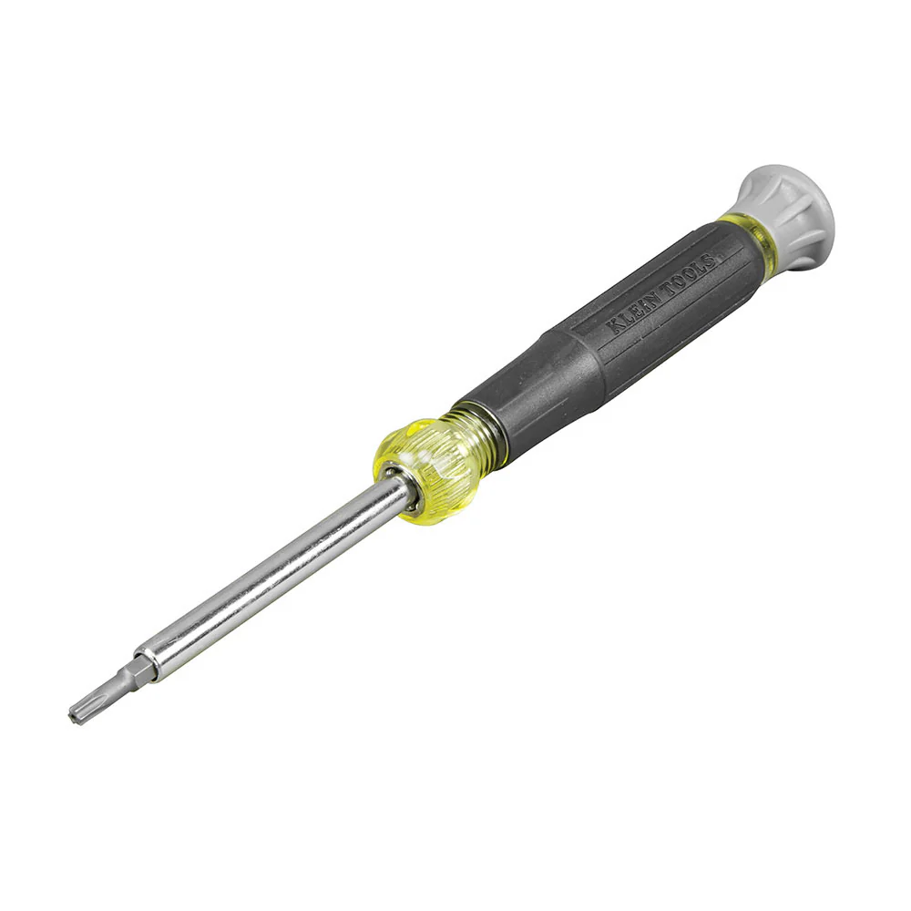 Klein Tools 32585 Multi-Bit Electronics Screwdriver, 4-in-1, Torx Bits - Mactool Shop