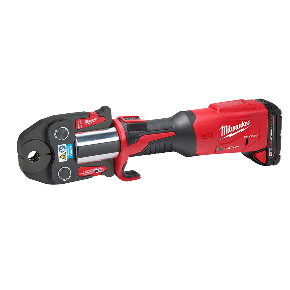 Milwaukee 2922-22M M18™ FORCE LOGIC™ Press Tool w/ ONE-KEY™ w/ ¼” – 7/8” Streamline™ ACR Press Jaws - Mactool Shop