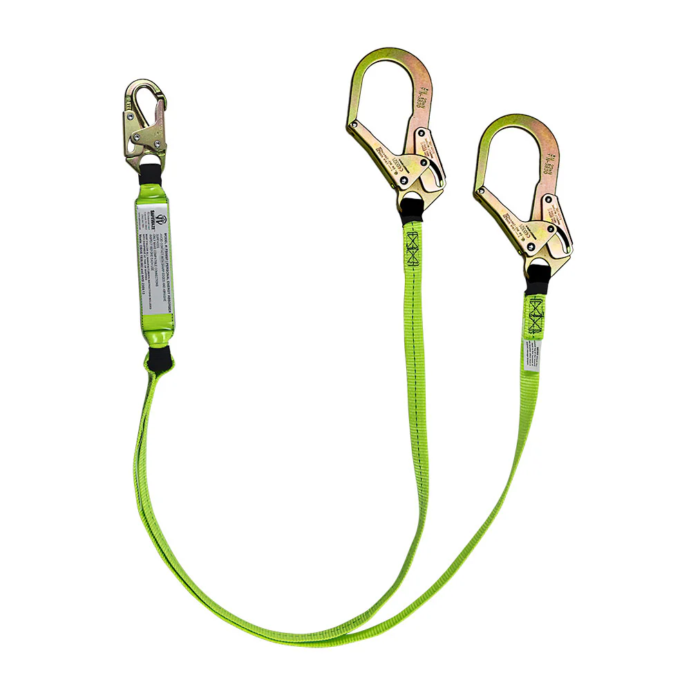 Safewaze FS566 6' Energy Absorbing Lanyard With Rebar Hook - Mactool Shop