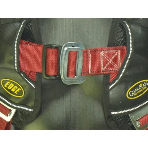 Guardian 181011 Basic HUV Premium Edge Harness M-XL, Black And Red With Pass-Thru Chest And Leg Buckles - Mactool Shop
