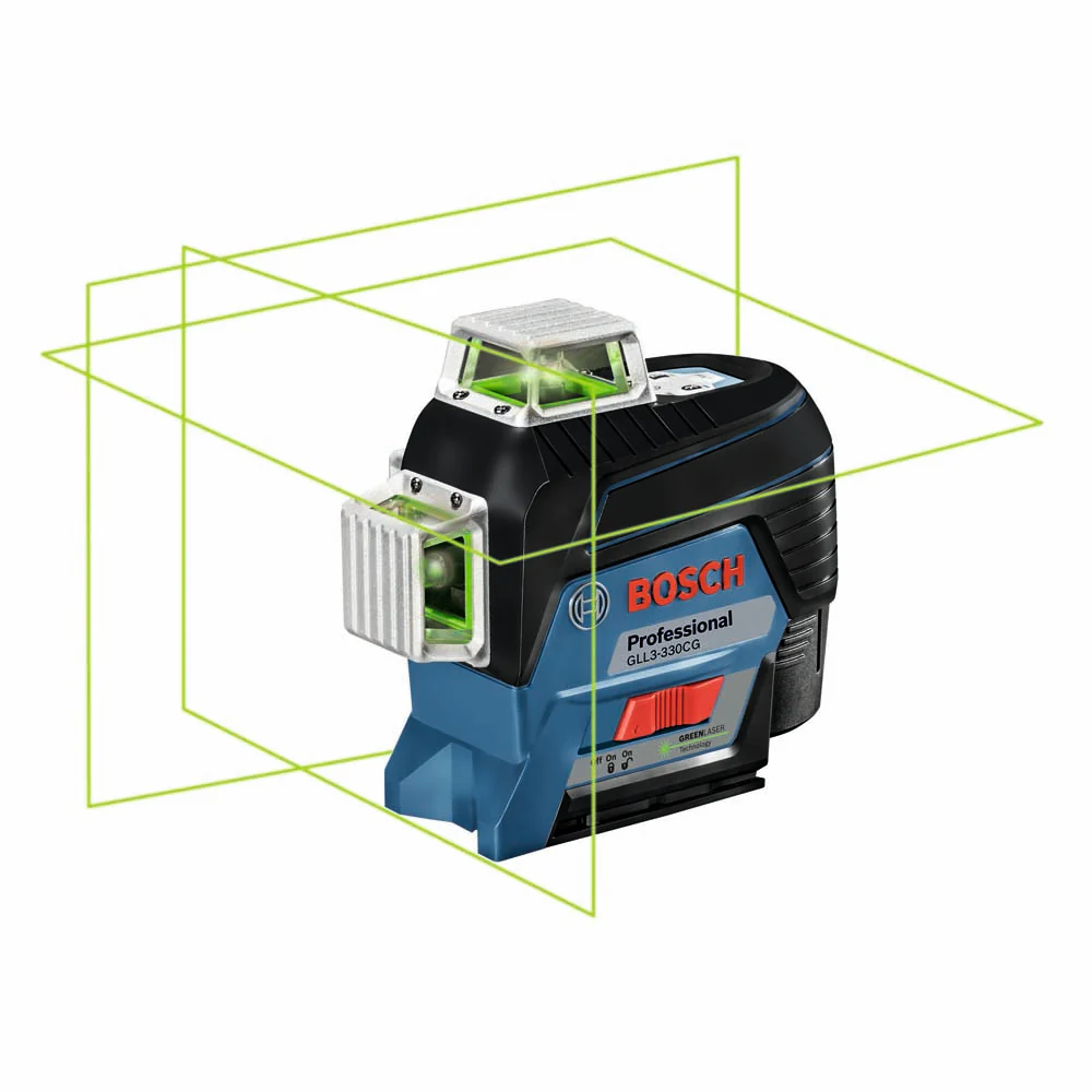 Bosch GLL3-330CG 360° Connected All-In-One Leveling & Alignment-Line Laser - Mactool Shop