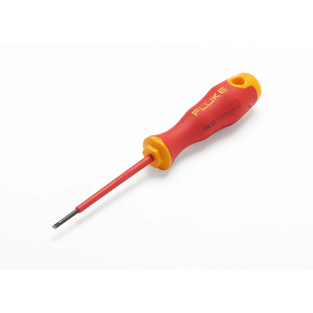 Fluke 5067271 ISLS3 Insulated Slotted Screwdriver, 3/32 x 3