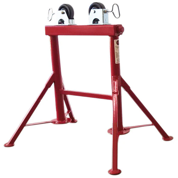 B&B Pipe Tools 4305 Adjustable Four Leg Pipe Roller w/ Rubber Wheels - Mactool Shop