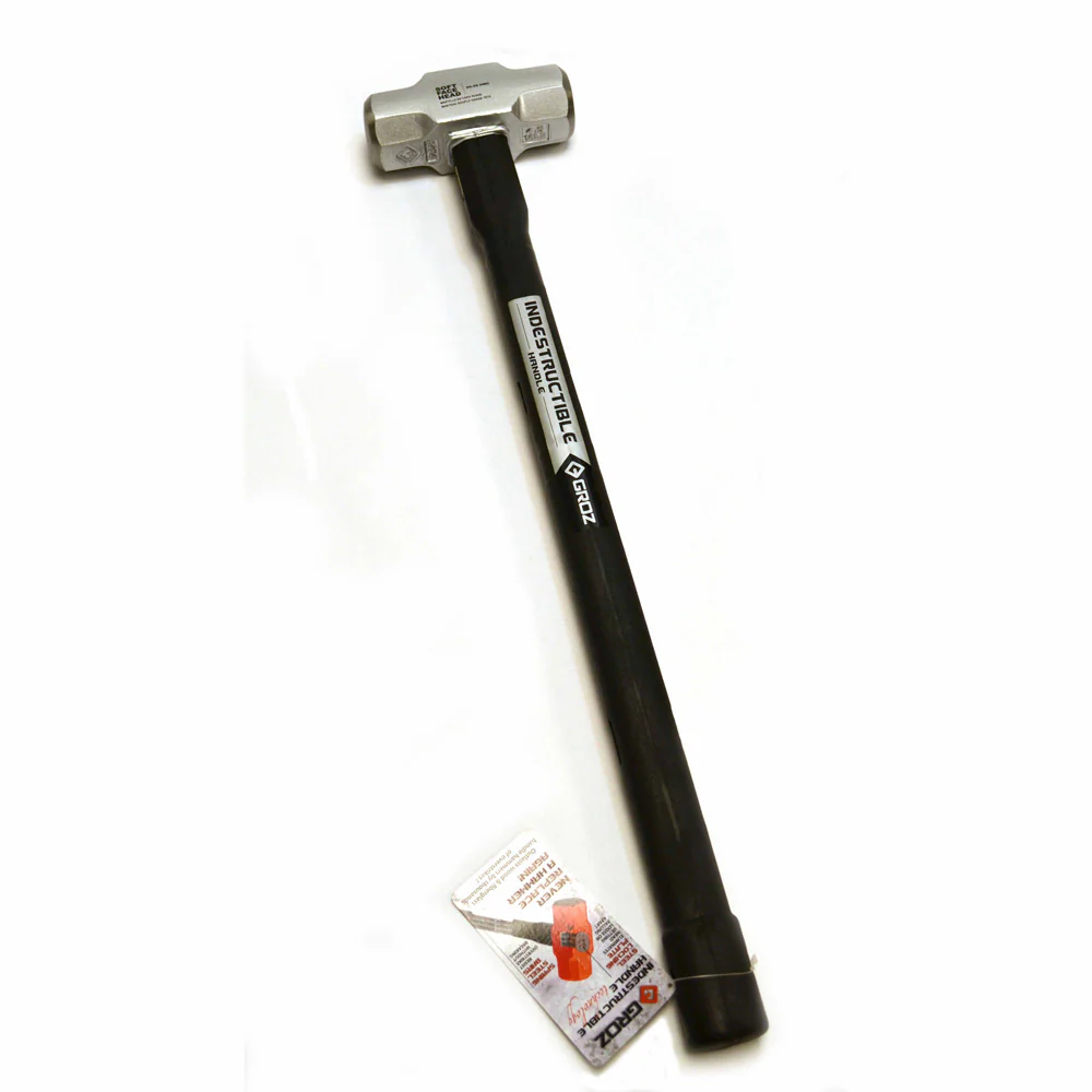 Groz 34562 Indestructible Handle Soft Face Sledge Hammer, 10Lb, 30