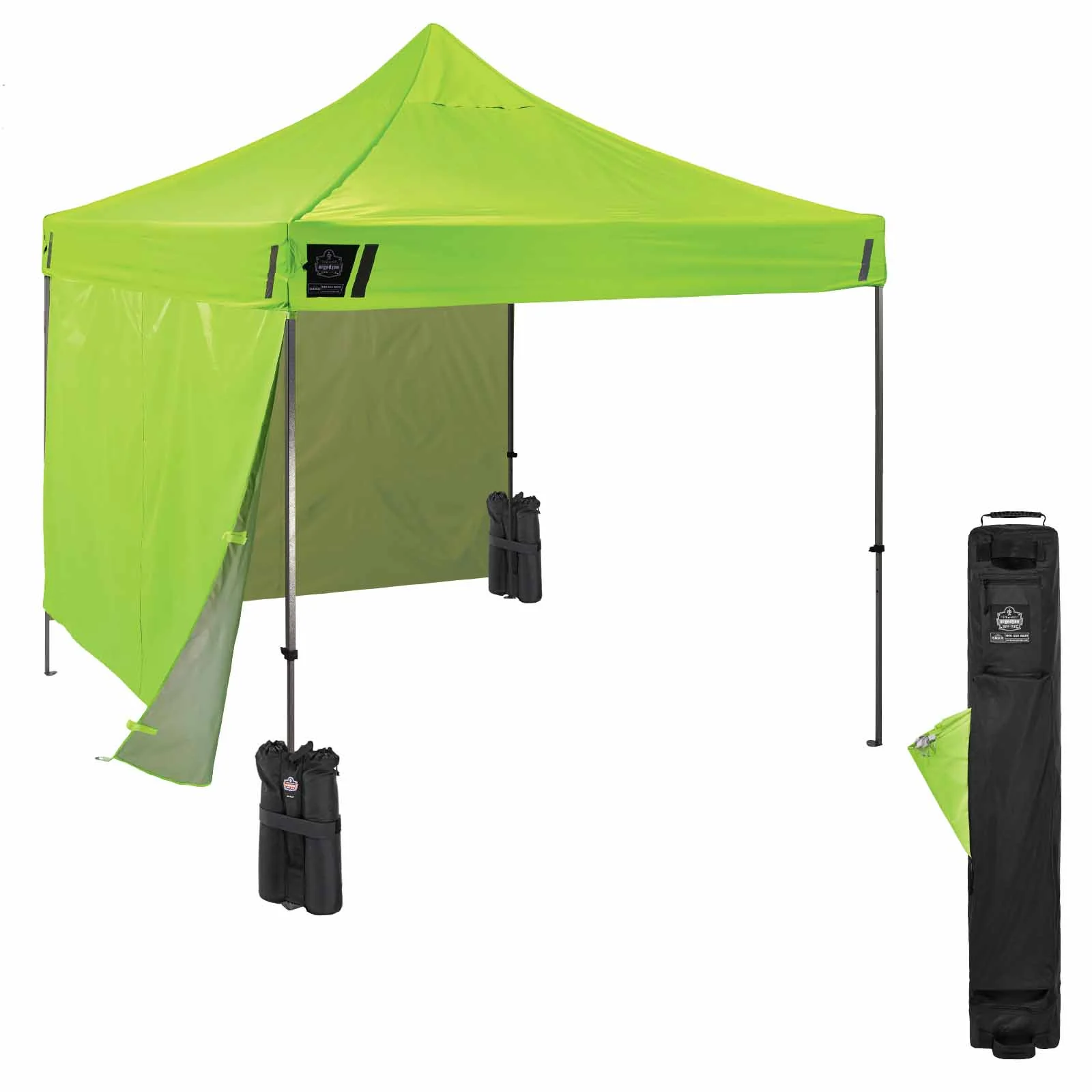 Ergodyne 12951 6051 Single Lime Heavy-Duty Pop-Up Tent Kit - 10ft x 10ft - Mactool Shop