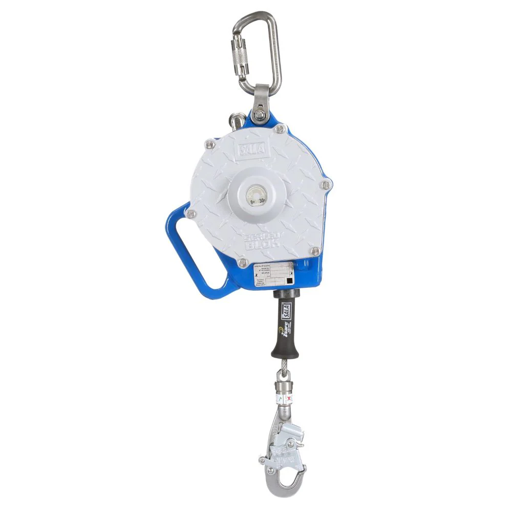 DBI Sala 3400144 Sealed-Blok Self-Retracting Lifeline, Retrieval, Stainless Steel Cable, 30' (9 m) - Mactool Shop