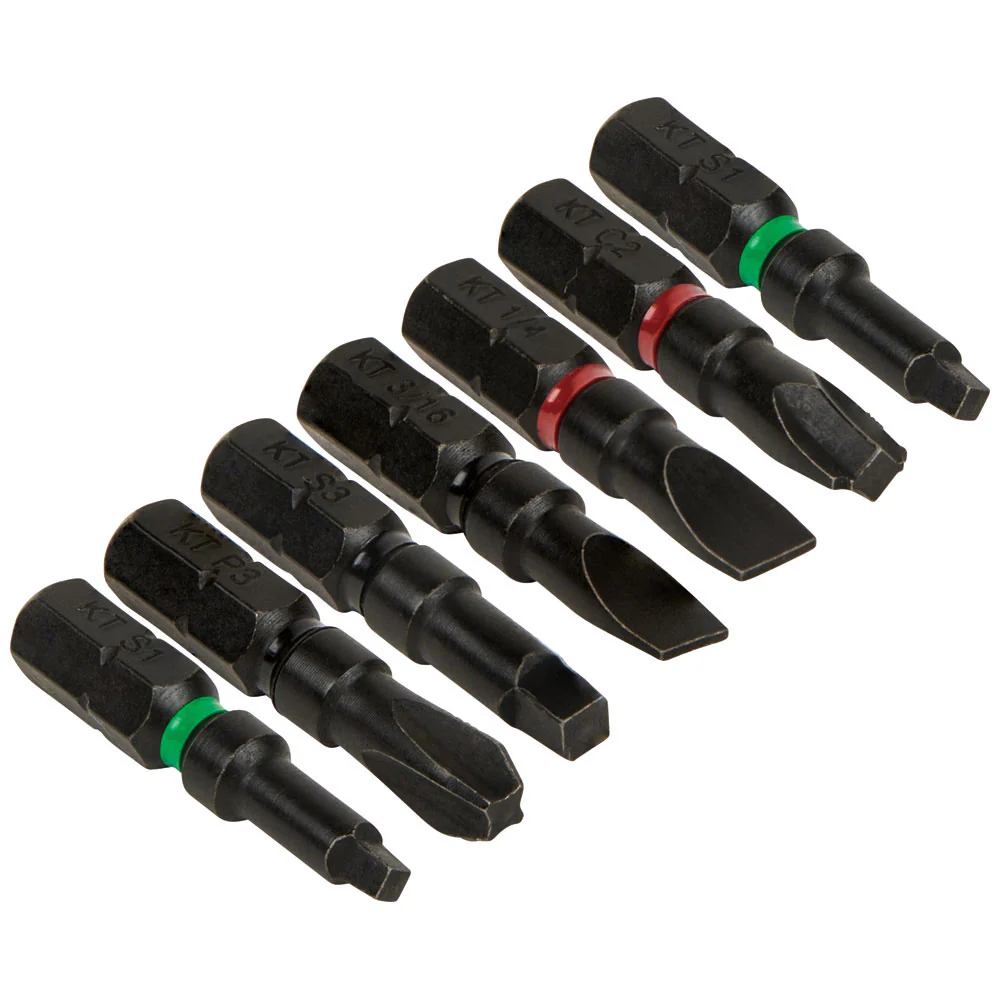 Klein Tools 32796 Pro Impact Power Bits, Assorted 7-Pack - Mactool Shop