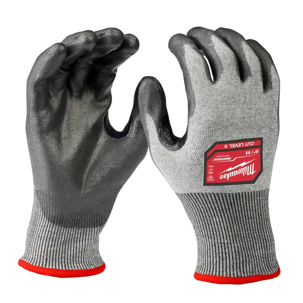 Milwaukee 48-73-8750E Cut Level 5 High Dexterity Polyurethane Dipped Gloves - S (Pack of 144) - Mactool Shop