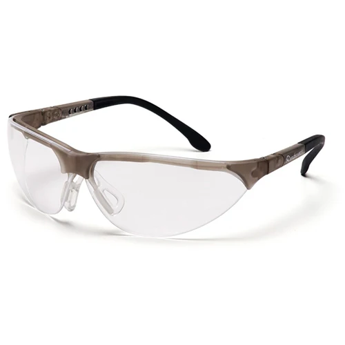 Pyramex SCG2810ST Rendezvous Clear Anti-Fog Lens Safety Glasses with Crystal Gray Frame - Mactool Shop