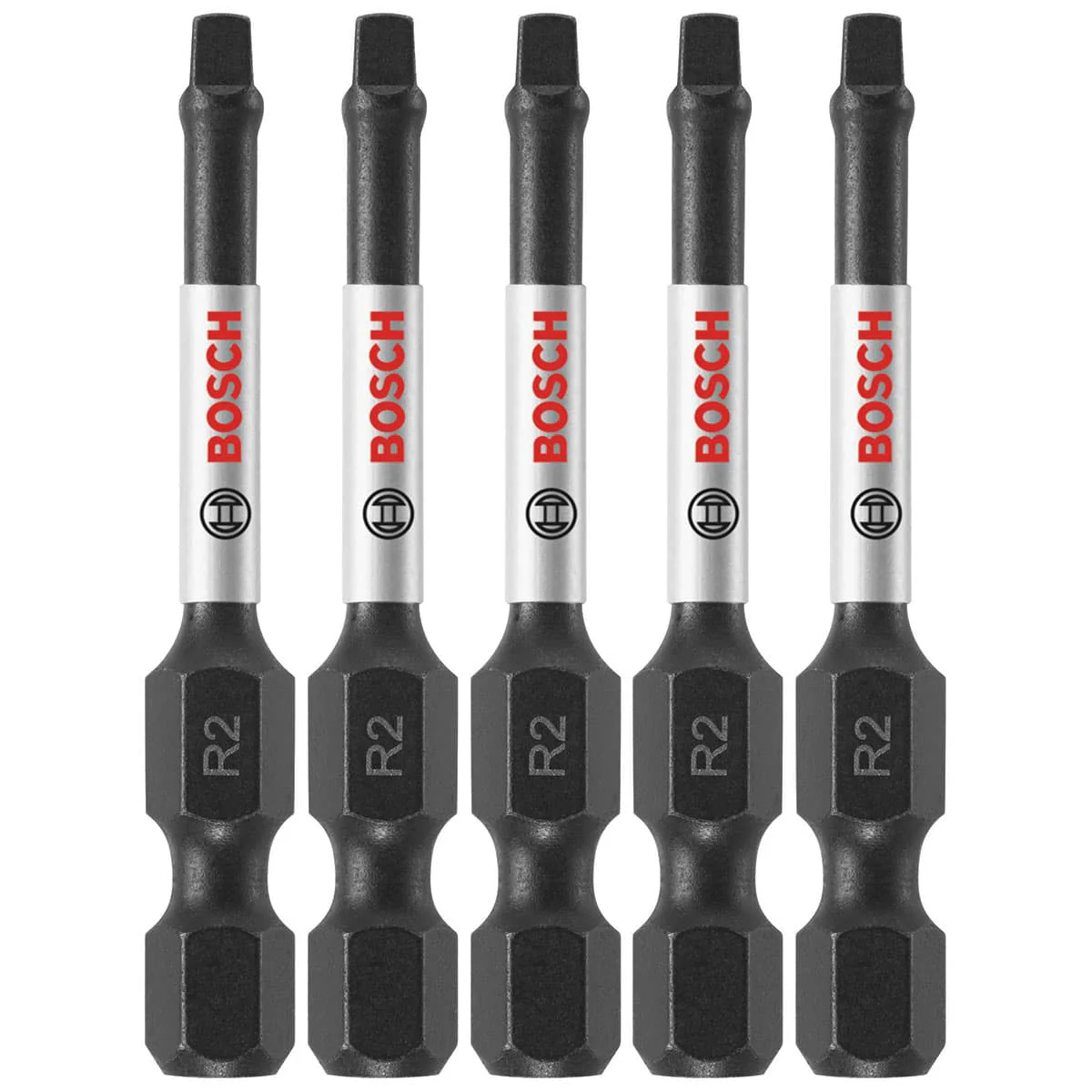 Bosch ITSQ2205 (5) Impact Tough 2 In. Square #2 Power Bits - Mactool Shop