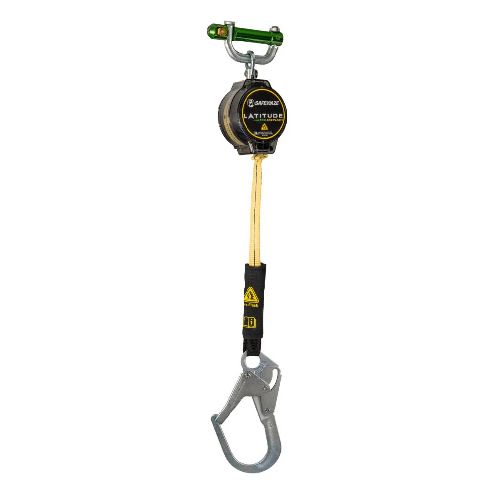 Safewaze 020-5205 Latitude Pro Arc Flash 7' Single Web SRL: 9013 BWB, Rebar Hook - Mactool Shop