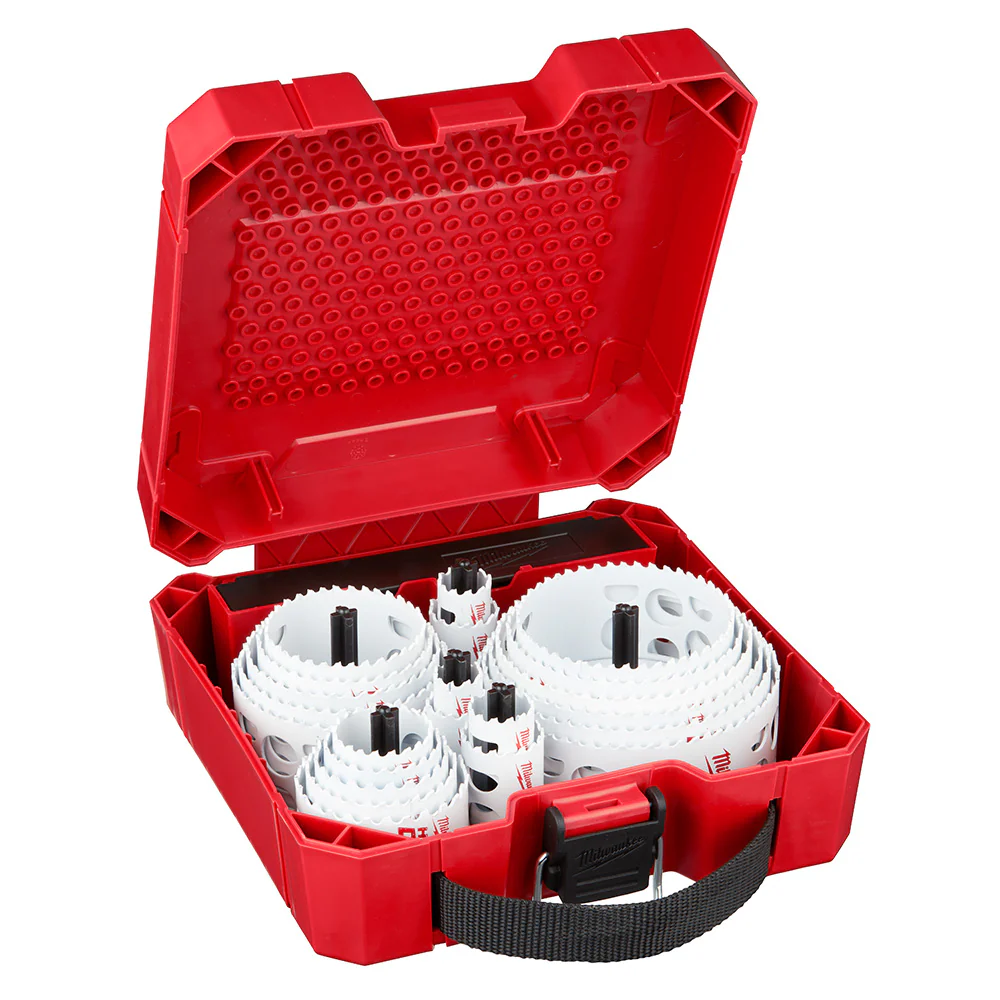 Milwaukee 49-22-4185 28-Piece All Purpose Professional Hole Dozer Hole Saw Kit - Mactool Shop