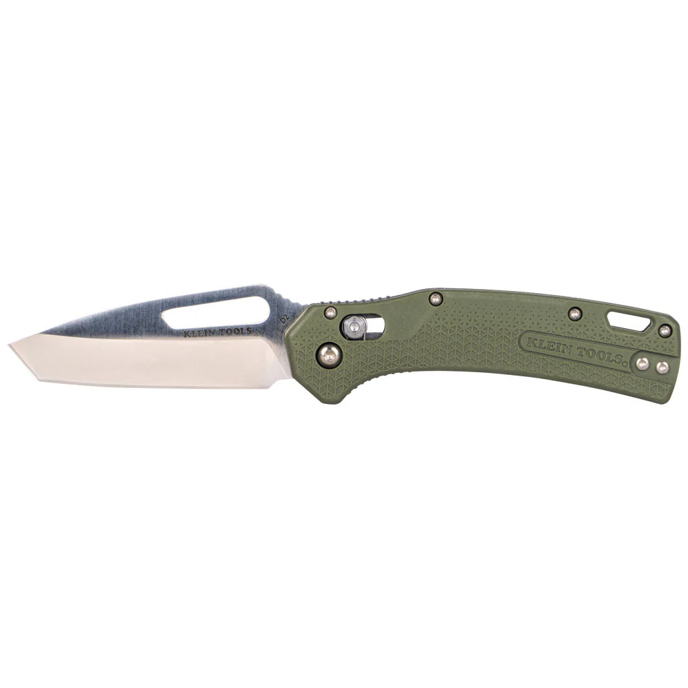 Klein OGK001GNT KTO Resurgence Knife, Tanto Blade, Moss Green Handle - Mactool Shop