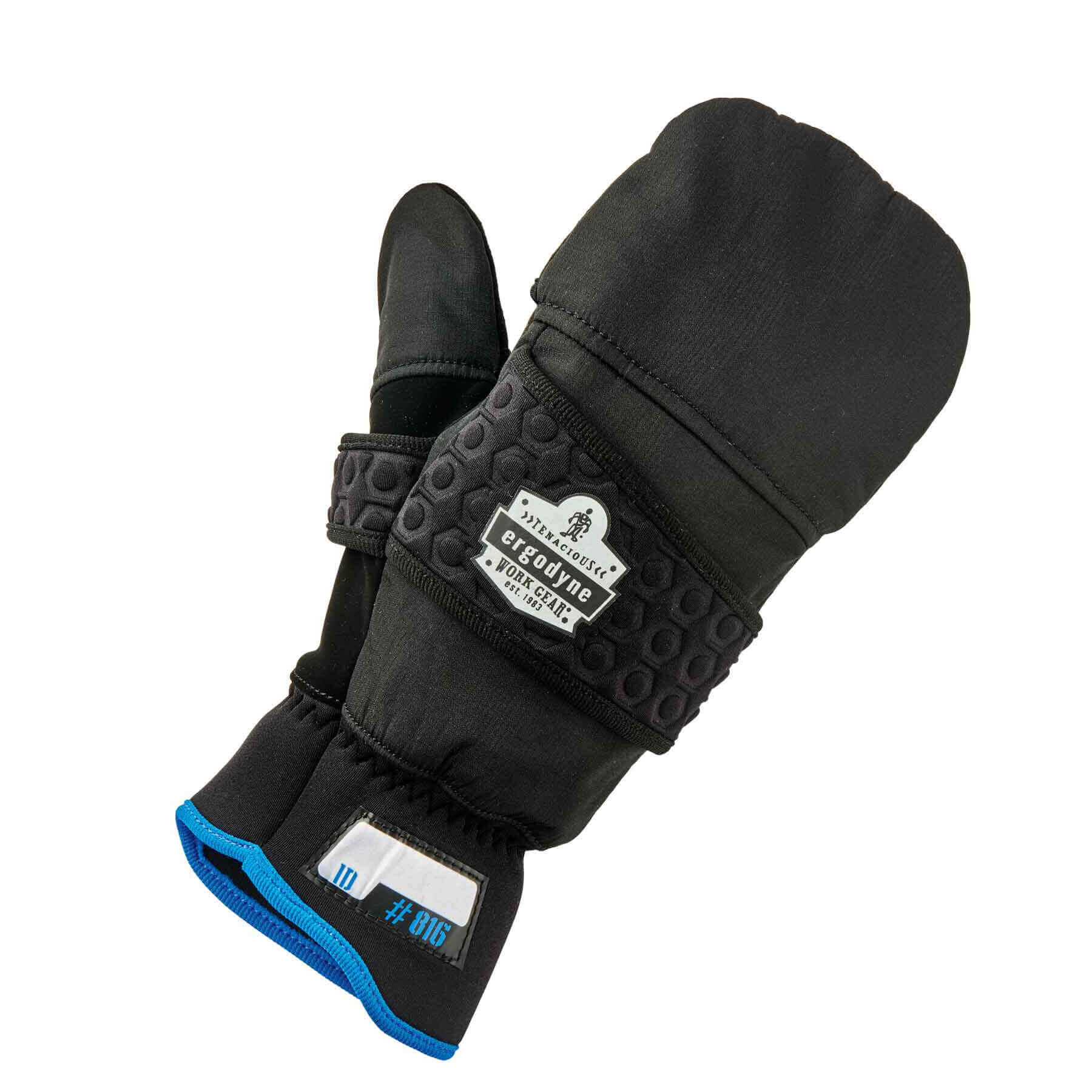 Ergodyne 17343 ProFlex 816 Thermal Flip-Top Gloves, Medium, Black - Mactool Shop