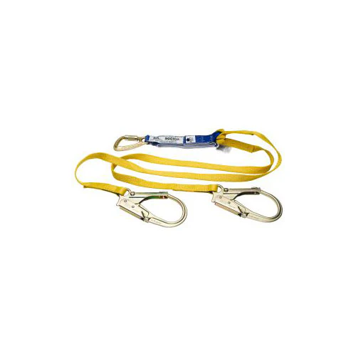 Werner C412200 6' DeCoil Twinleg Lanyard,1