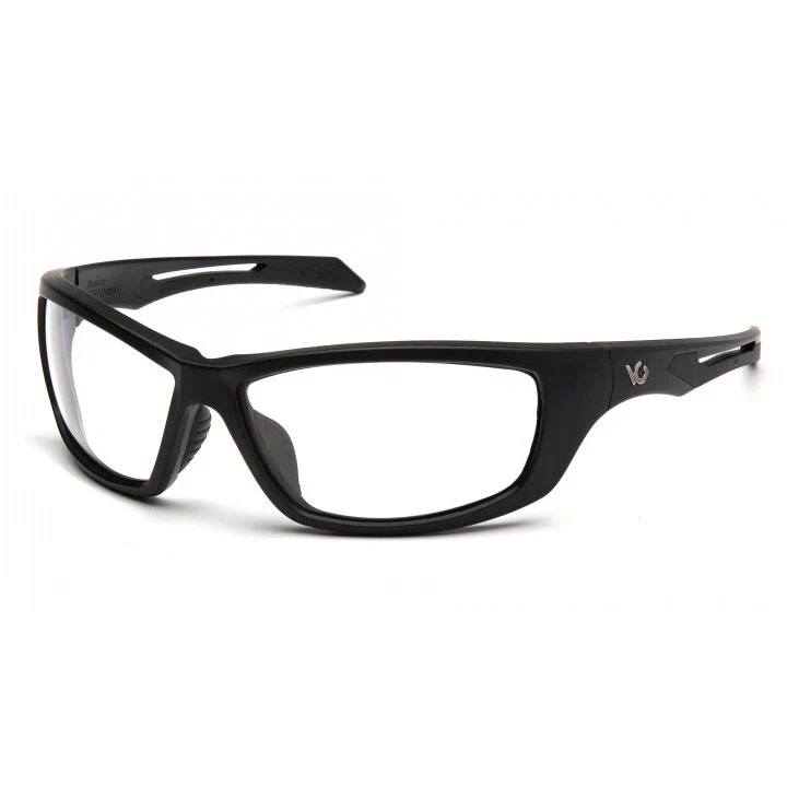 Pyramex VGSB1310T Howitzer - Clear Anti-Fog Lens Safety Glasses with Black Frame - Mactool Shop