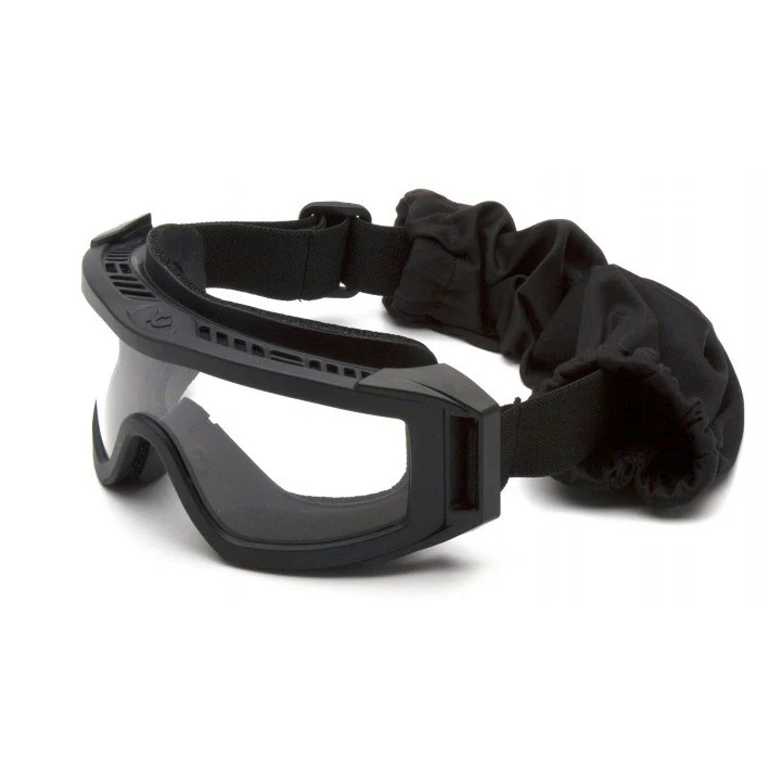Pyramex VGGB1510STM Tactical Loadout Clear H2MAX Anti-Fog Lens Safety Goggles with Black Body - Mactool Shop