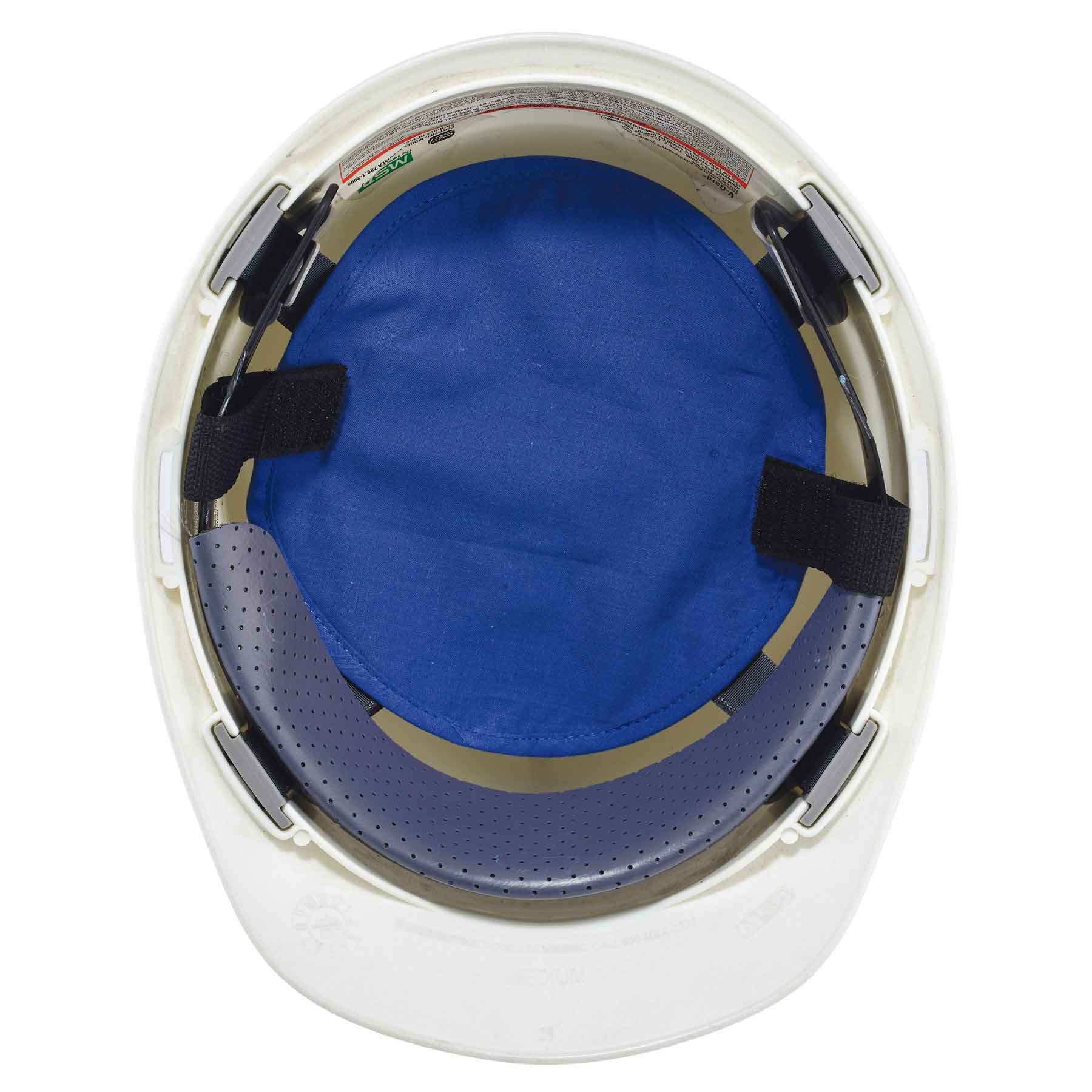 Ergodyne 12337 Chill-Its 6715 Evaporative Cooling Hard Hat Pad, Solid Blue - Mactool Shop