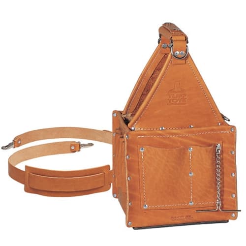 IDEAL 35-975 Tuff-Tote™ Ultimate Tool Carrier with Shoulder Strap, Premium Leather Model - Mactool Shop