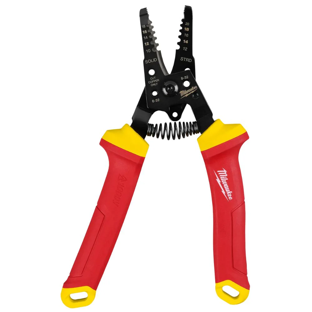 Milwaukee 48-22-2214 1000V Insulated 10-20 AWG Wire Stripper & Cutter - Mactool Shop