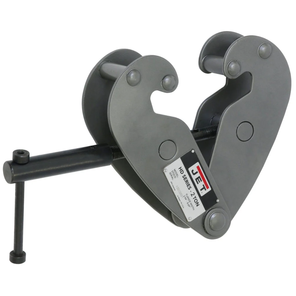Jet JT9-202720 Jet HD-2T 2 Ton Large Capacity Beam Clamps - Mactool Shop