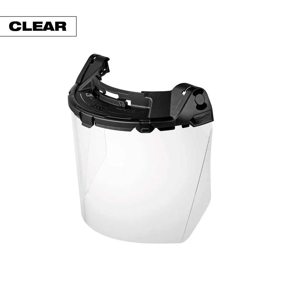 Milwaukee 48-73-1460 BOLT Task Full Face Shield - Clear Uncoated Lens (Compatible with Milwaukee BOLT Safety Helmets & BOLT Hard Hats) - Mactool Shop