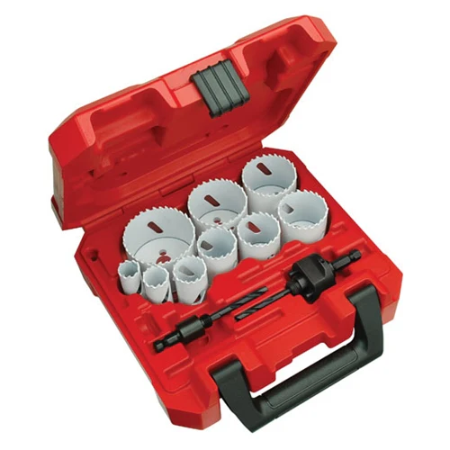 Milwaukee 49-22-4025 13 Piece General Purpose Hole Dozer Hole Saw Kit - Mactool Shop