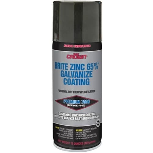 Aervoe 7008 13 oz. Brite Galvanize Coating 65% Zinc Rich - Mactool Shop