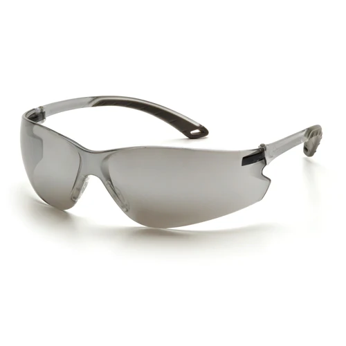 Pyramex S5870S Itek Eyewear Silver Mirror Lens with Gray Temples - Mactool Shop