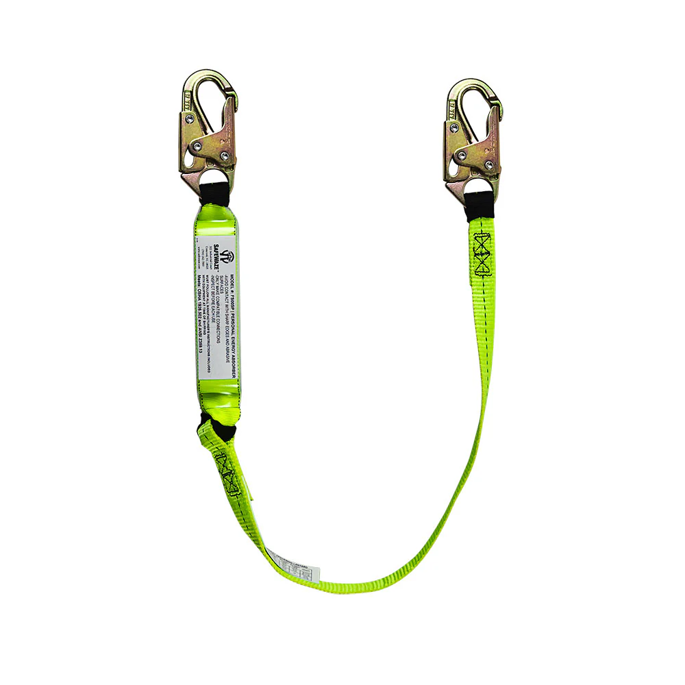 Safewaze FS560-4 4' Lanyard With Double Locking Snap Hooks - Mactool Shop