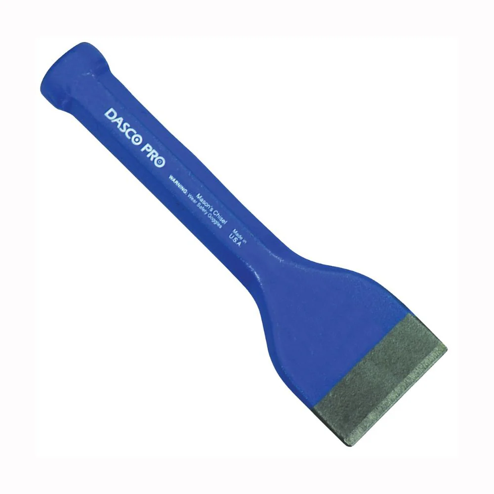 Dasco 334-0 High Carbon Steel Blade Mason Chisel, 2-1/4