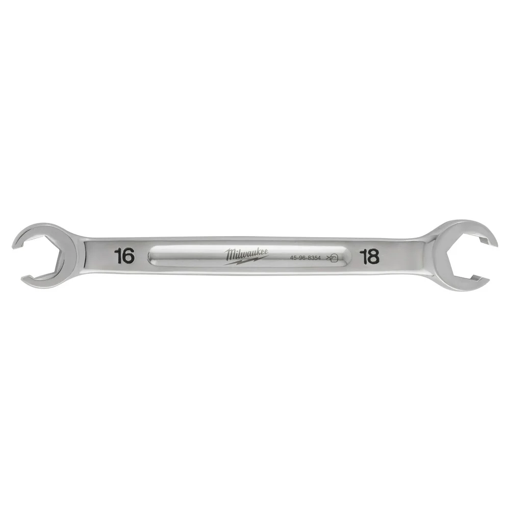 Milwaukee 45-96-8354 16mm X 18mm Double End Flare Nut Wrench - Mactool Shop