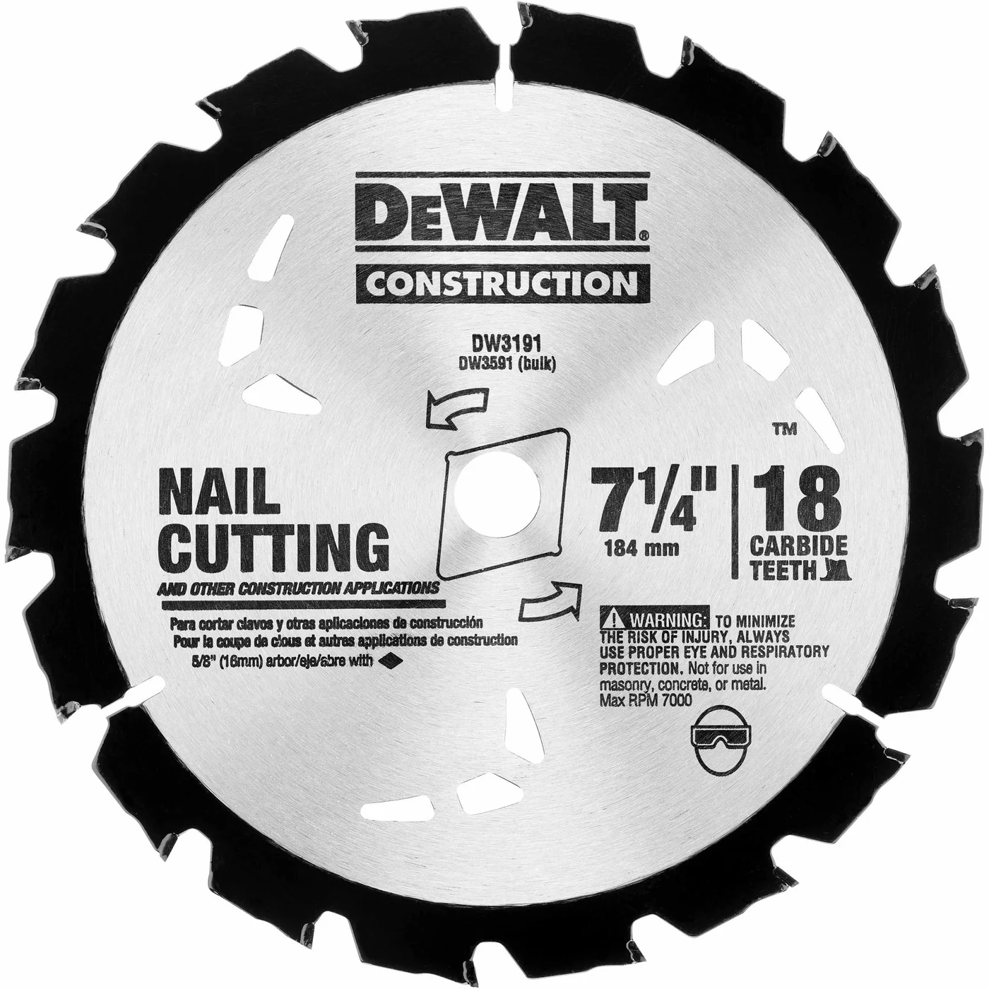 DeWalt DW3191 Series 20 7-1/4