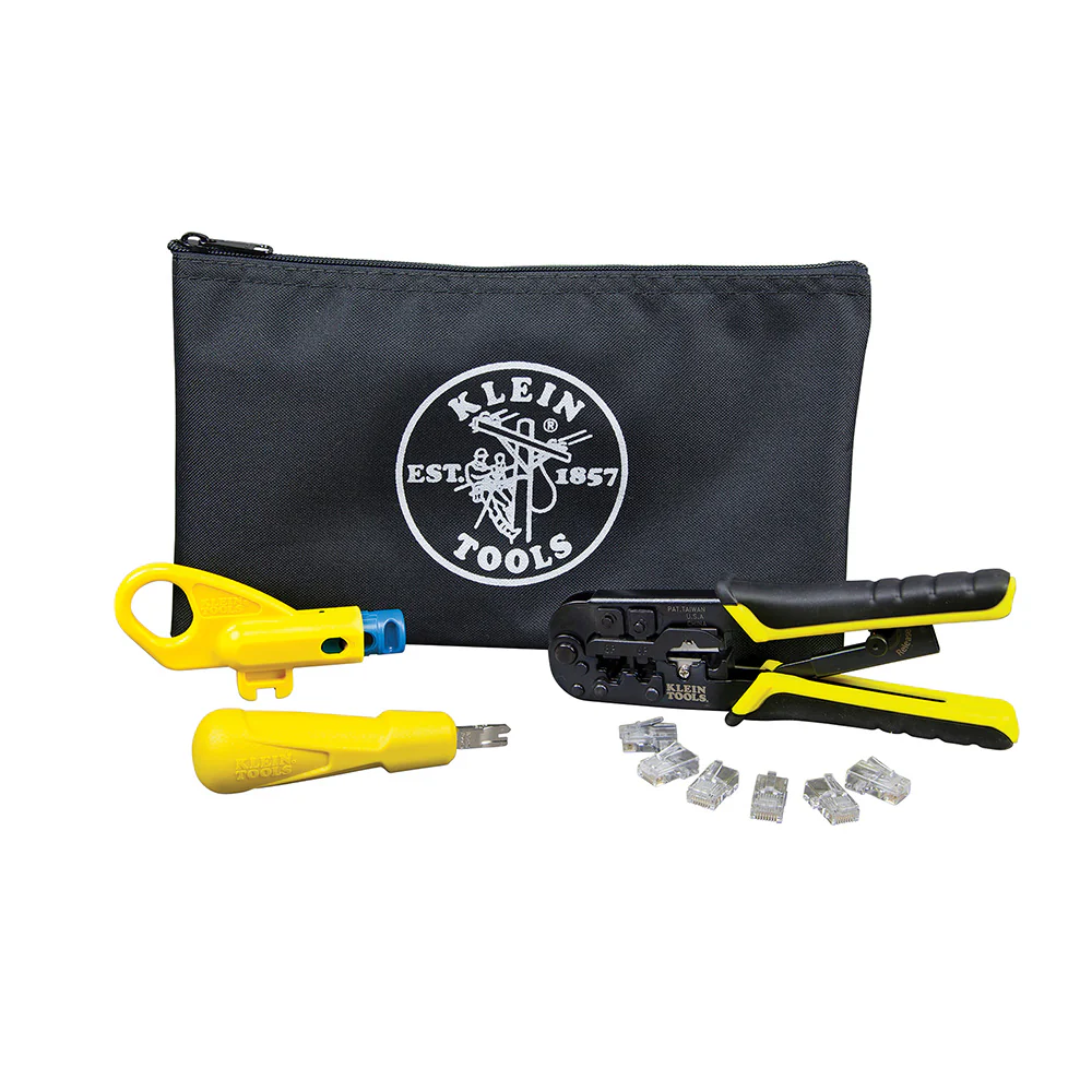 Klein VDV026212 Twisted Pair Installation Kit with Zipper Pouch - Mactool Shop