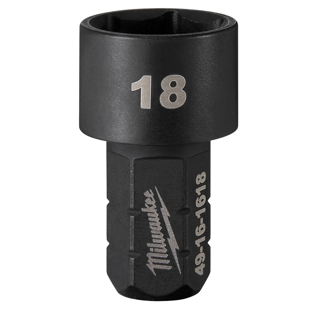 Milwaukee 49-16-1618 INSIDER Box Ratchet Socket 6 Point 18mm - Mactool Shop