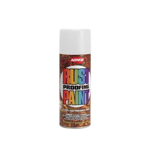 Aervoe 313 12 oz. Flat White DTM Rust Proof Enamel Any-Way Paint - Mactool Shop