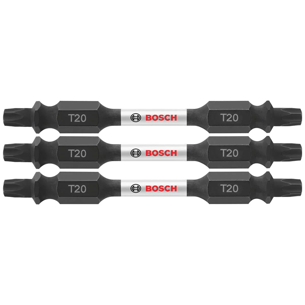 Bosch ITDET202503 3 pc. Impact Tough 2.5 In. Torx #20 Double-Ended Bits - Mactool Shop