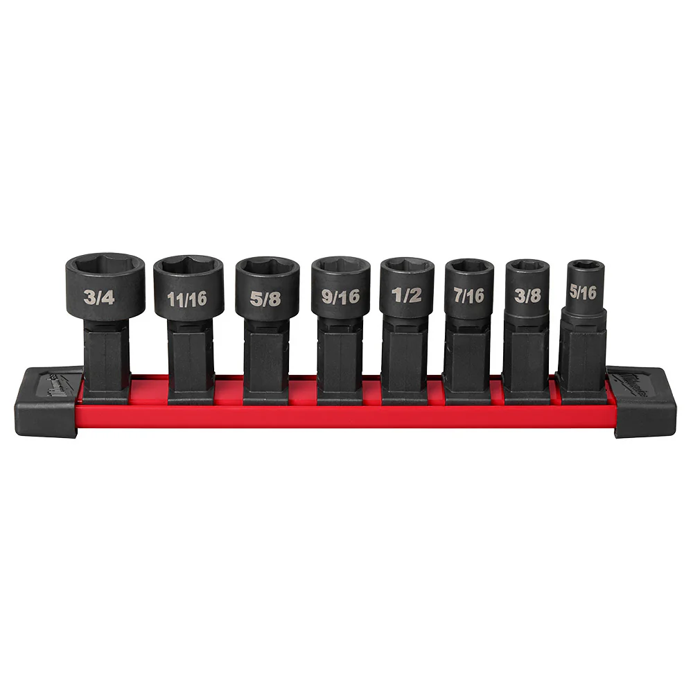 Milwaukee 49-16-1640 INSIDER Box Ratchet Socket SAE Set 8PC - Mactool Shop