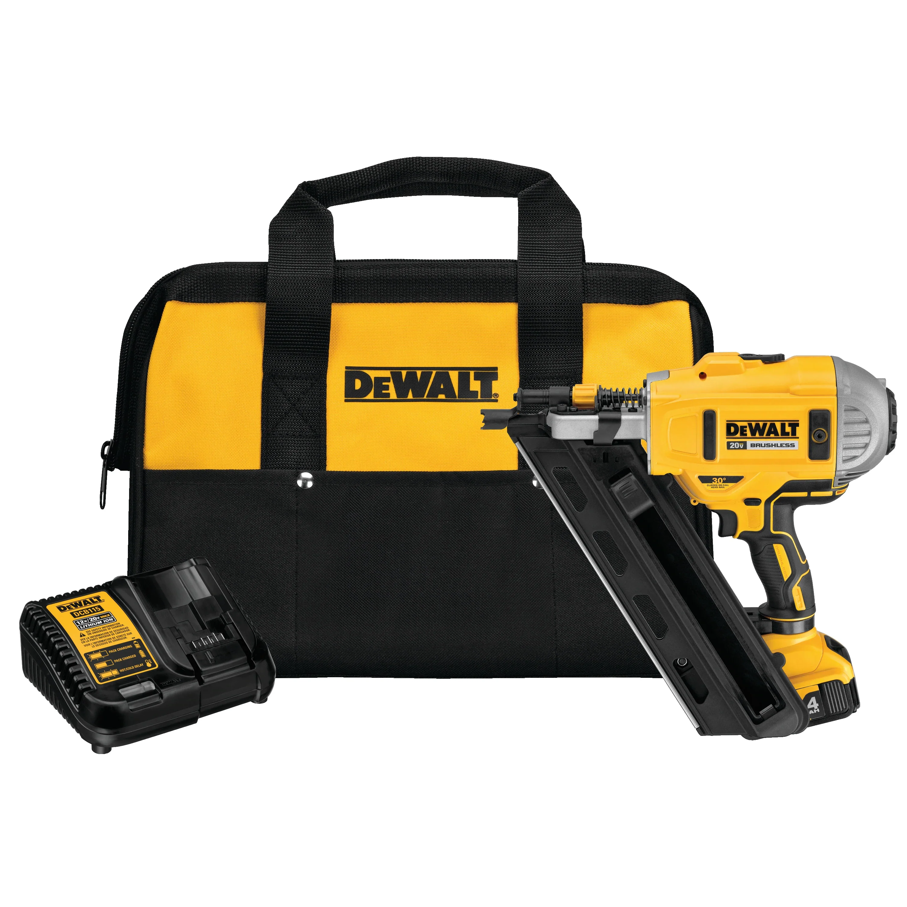 DeWalt DCN692M1 20V MAX* XR Lithium Ion Brushless Dual Speed Framing Nailer - Mactool Shop