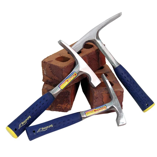 MarshallTown E324BLC 16669 - Steel Brick Hammer-24oz with Nylon/Vinyl Cushion Grip - Mactool Shop